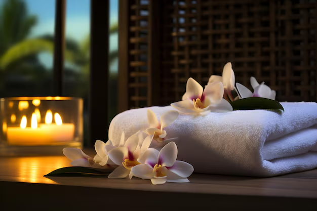 spa-room-with-white-towel-candle-with-frangipani-it_943281-6421